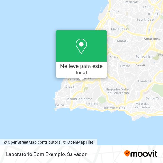 Laboratório Bom Exemplo mapa