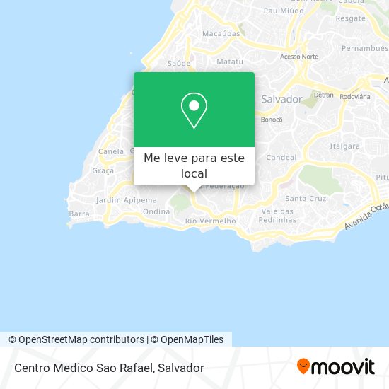 Centro Medico Sao Rafael mapa