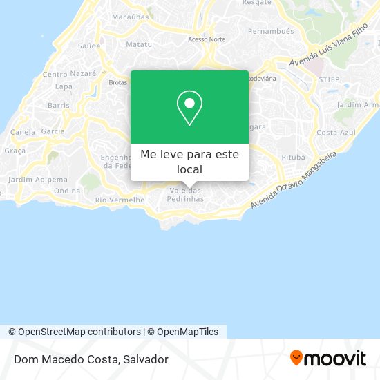 Dom Macedo Costa mapa