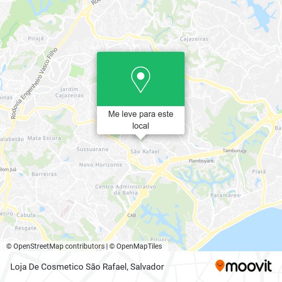 Loja De Cosmetico São Rafael mapa
