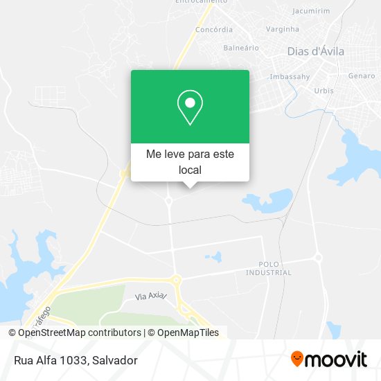 Rua Alfa 1033 mapa
