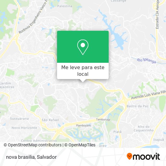 nova brasilia mapa