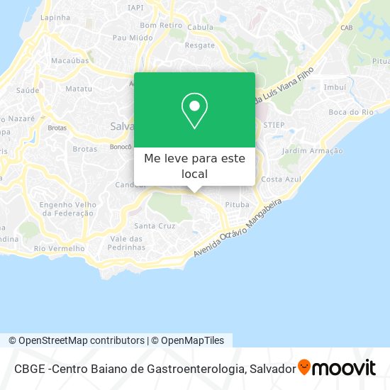 CBGE -Centro Baiano de Gastroenterologia mapa
