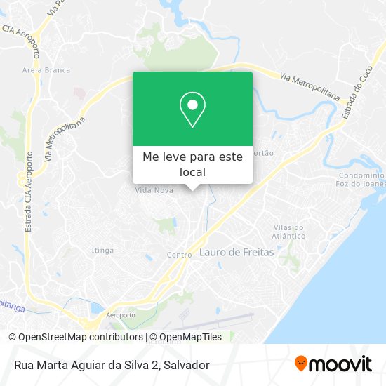 Rua Marta Aguiar da Silva 2 mapa