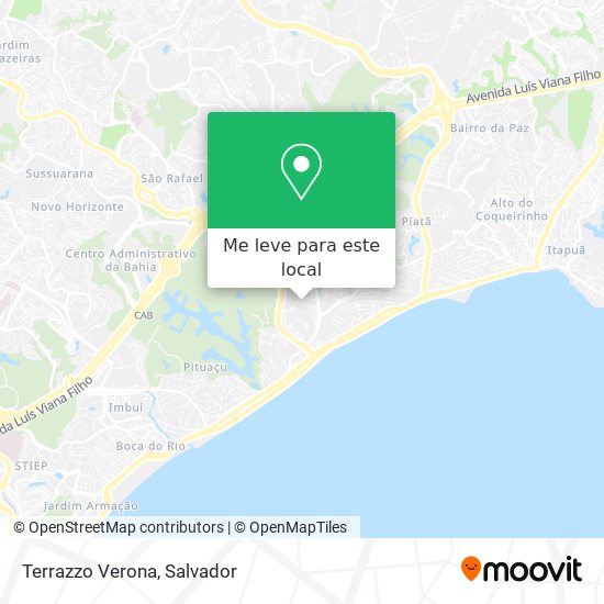 Terrazzo Verona mapa