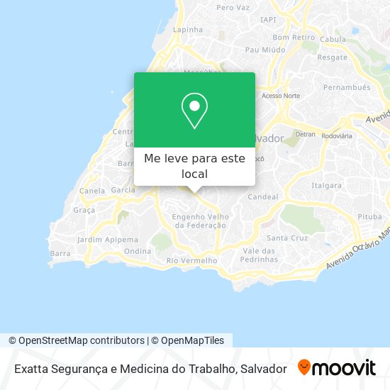 Exatta Segurança e Medicina do Trabalho mapa