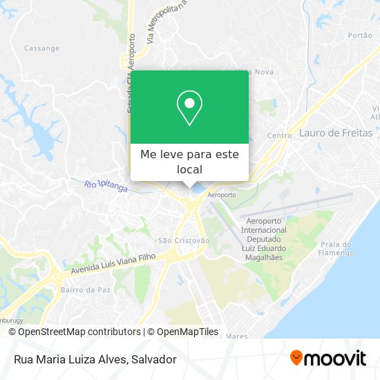 Rua Maria Luiza Alves mapa