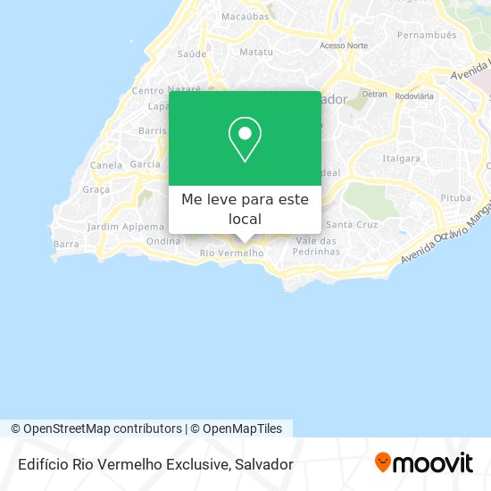 Edifício Rio Vermelho Exclusive mapa