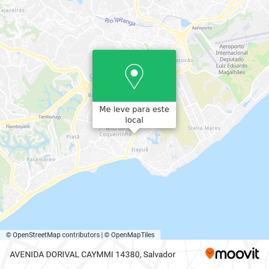 AVENIDA DORIVAL CAYMMI 14380 mapa