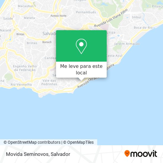 Movida Seminovos mapa