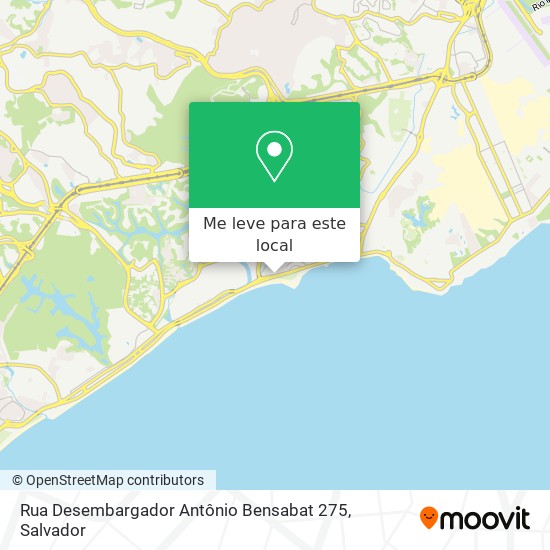 Rua Desembargador Antônio Bensabat 275 mapa