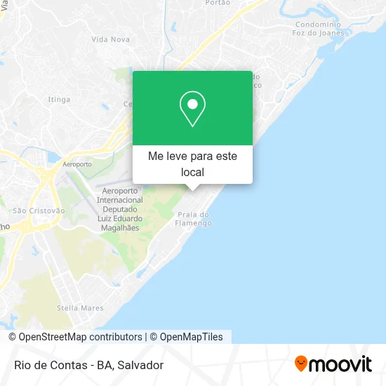Rio de Contas - BA mapa