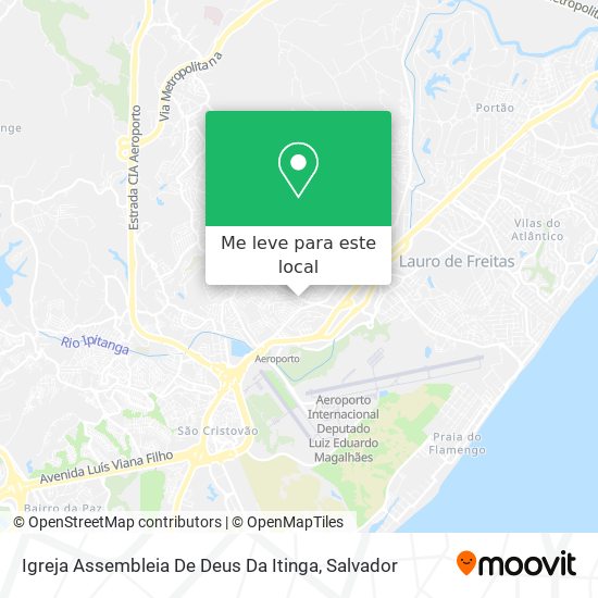 Igreja Assembleia De Deus Da Itinga mapa