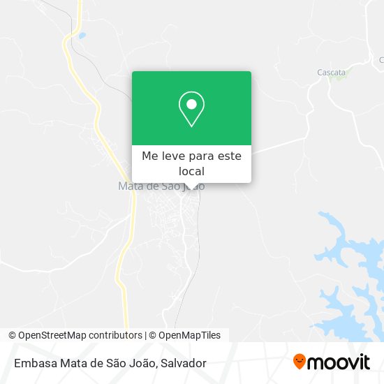 Embasa Mata de São João mapa
