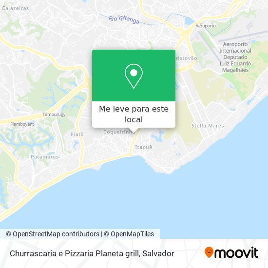 Churrascaria e Pizzaria Planeta grill mapa