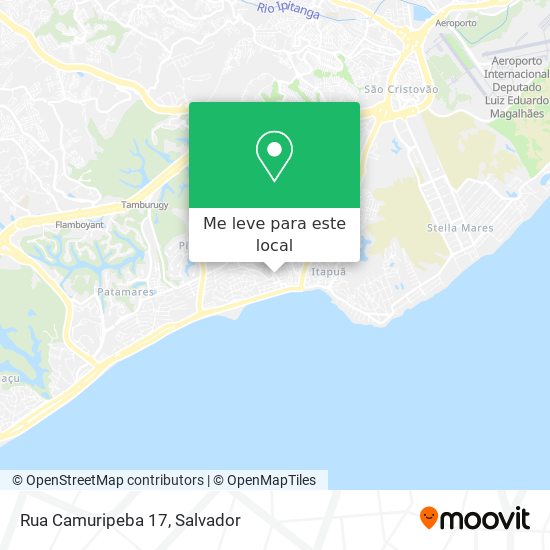 Rua Camuripeba 17 mapa