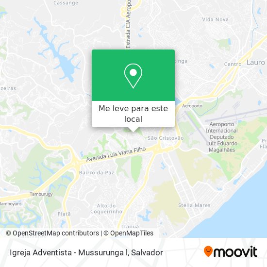 Igreja Adventista - Mussurunga l mapa