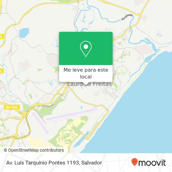 Av. Luís Tarquínio Pontes 1193 mapa