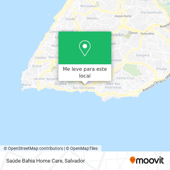 Saúde Bahia Home Care mapa