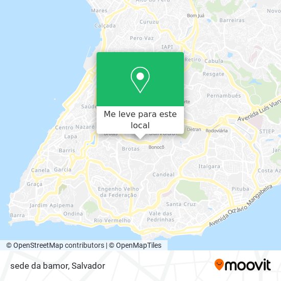 sede da bamor mapa