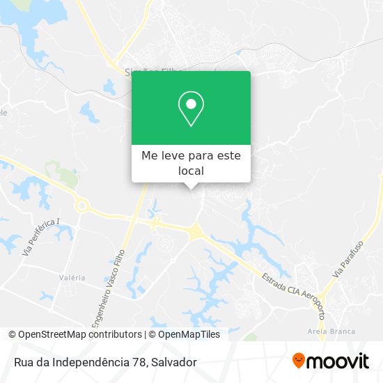 Rua da Independência 78 mapa