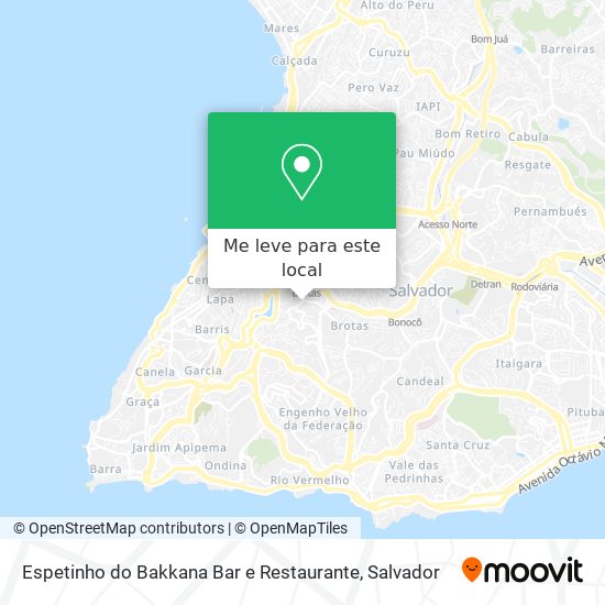 Espetinho do Bakkana   Bar e Restaurante mapa