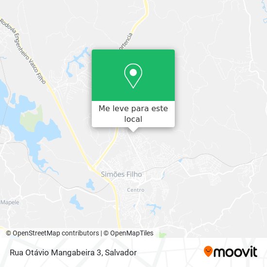 Rua Otávio Mangabeira 3 mapa