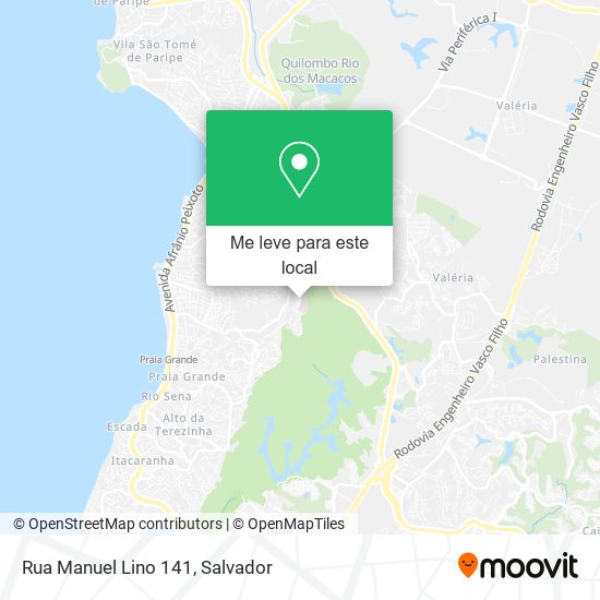 Rua Manuel Lino 141 mapa