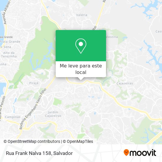 Rua Frank Nalva 158 mapa
