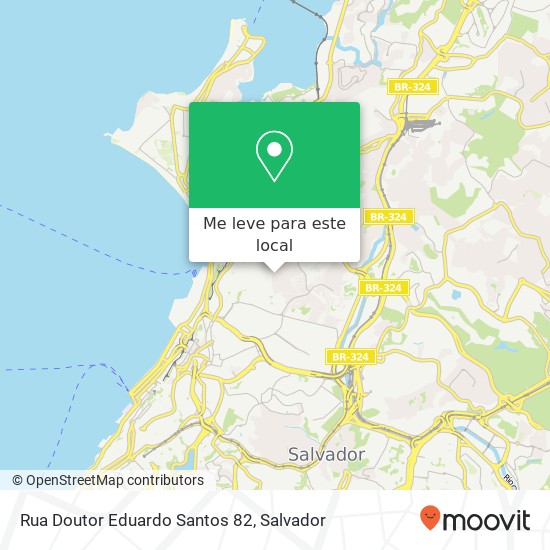 Rua Doutor Eduardo Santos 82 mapa
