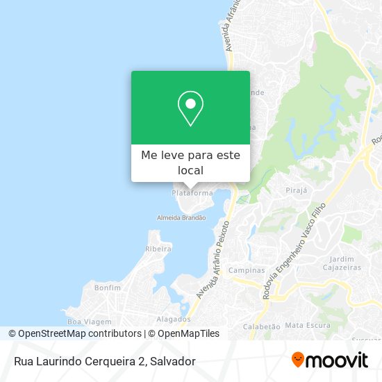 Rua Laurindo Cerqueira 2 mapa