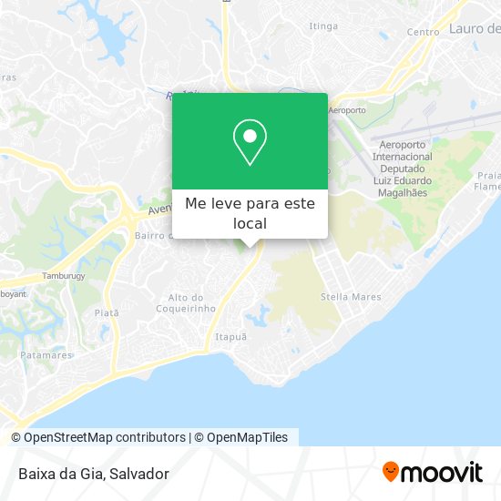 Baixa da Gia mapa