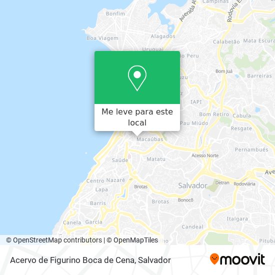 Acervo de Figurino Boca de Cena mapa