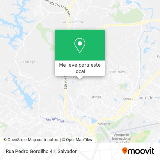 Rua Pedro Gordilho 41 mapa