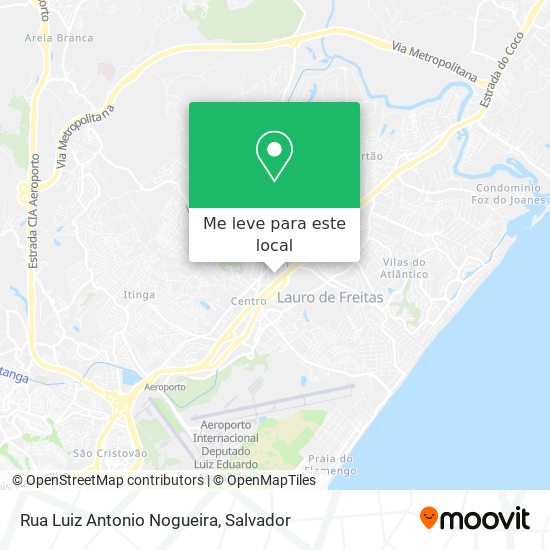 Rua Luiz Antonio Nogueira mapa