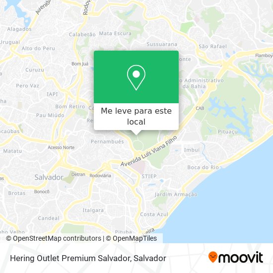 Hering Outlet Premium Salvador mapa