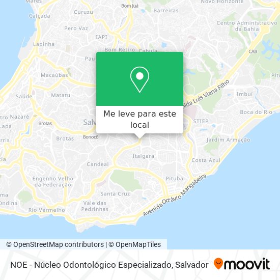 NOE - Núcleo Odontológico Especializado mapa