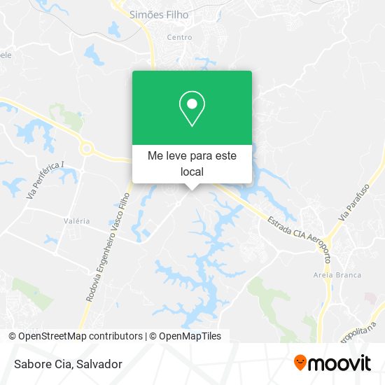 Sabore Cia mapa