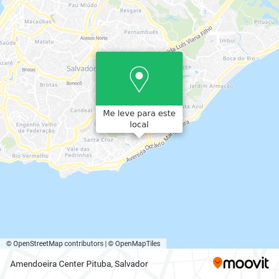 Amendoeira Center Pituba mapa