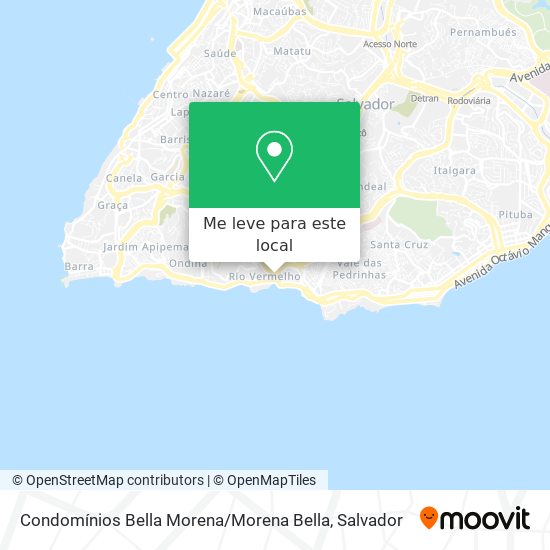 Condomínios Bella Morena / Morena Bella mapa