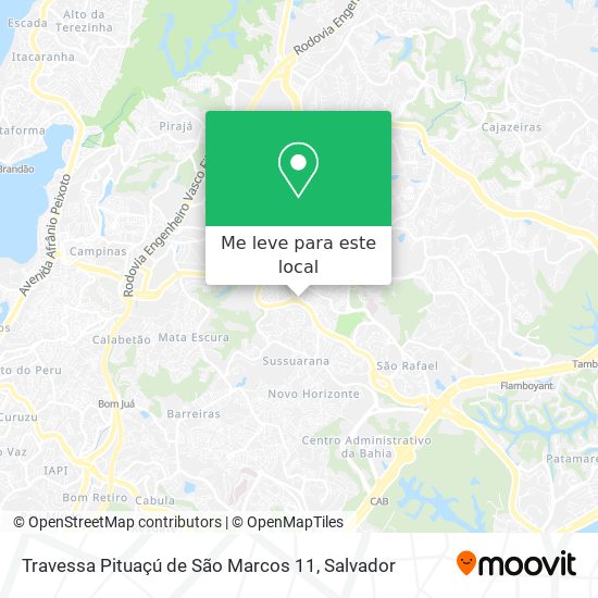 Travessa Pituaçú de São Marcos 11 mapa