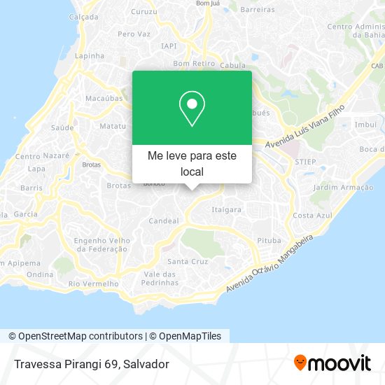 Travessa Pirangi 69 mapa