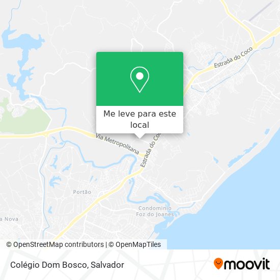 Colégio Dom Bosco mapa