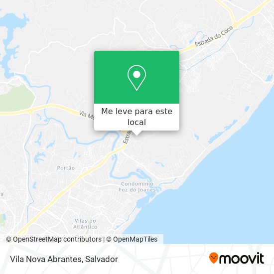 Vila Nova Abrantes mapa