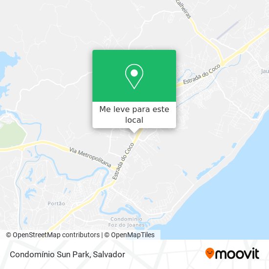 Condomínio Sun Park mapa