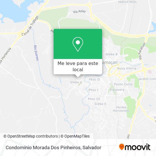 Condomínio Morada Dos Pinheiros mapa