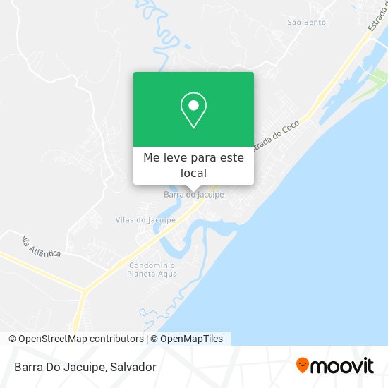 Barra Do Jacuipe mapa