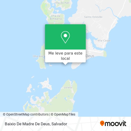 Baixio De Madre De Deus mapa