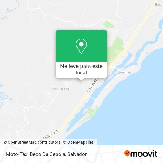 Moto-Taxi Beco Da Cebola mapa