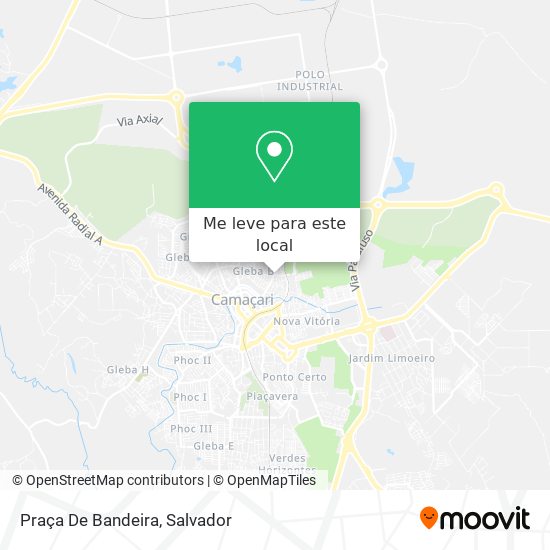 Praça De Bandeira mapa